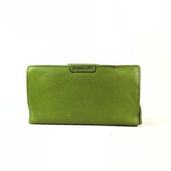 Osgoode Marley Bi-Fold Wallet – Grass Green Leather - Picture 3 of 6
